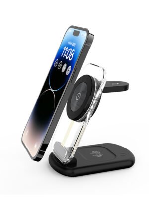 Transparent Folding Magnetic Three-in-one Wireless Charger