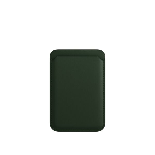Magsafe Magnetic Luxury Leather Card Holder Wallet Case